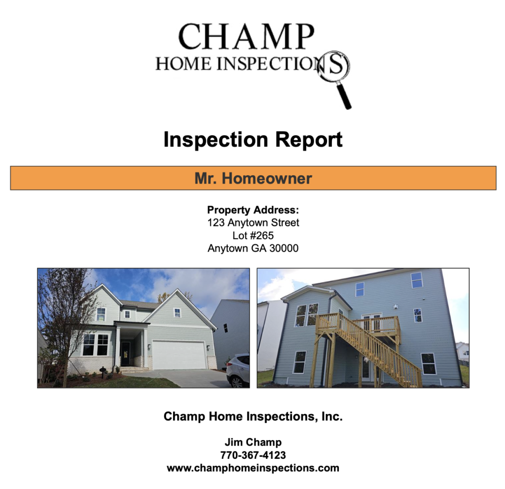 Champ Home Inspections